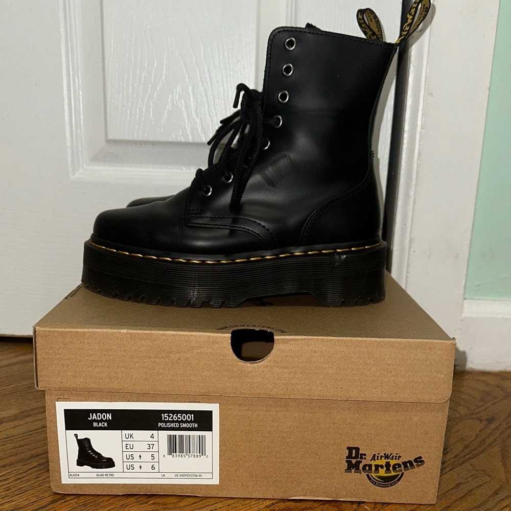 Dr. Martens Black Combat Boots